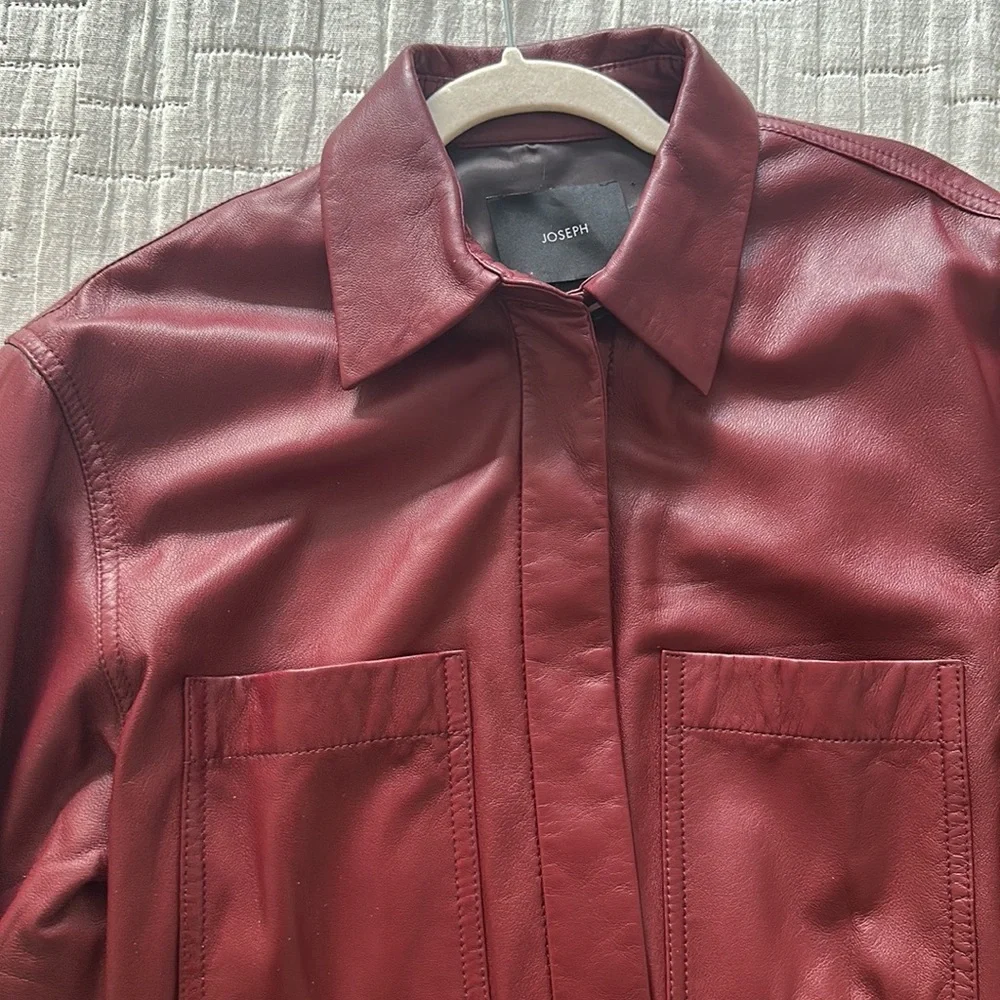 JOSEPH Jent Leather Jacket - Picture 7 of 9